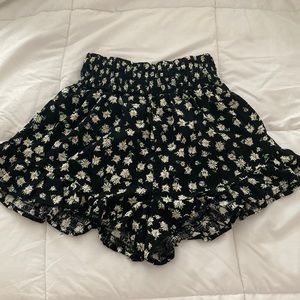 These cute shorts look like ur wearing a skirt and they are so comfortable.